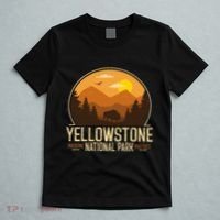 Yellowstone National Park Adventure Retro Hiking T-Shirt thumb 5