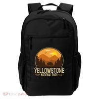 Yellowstone National Park Adventure Retro Hiking Backpack thumb 0