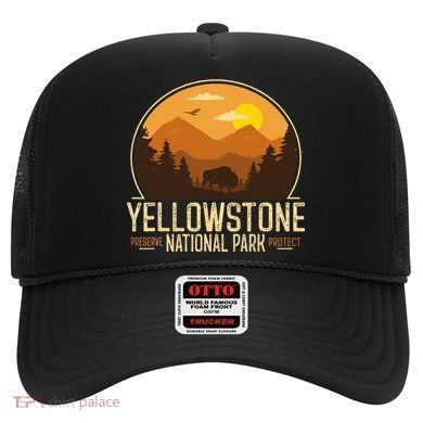 Yellowstone National Park Adventure Retro Hiking Hat