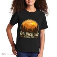 Yellowstone National Park Adventure Retro Hiking Kids T-Shirt thumb 2
