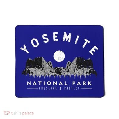 Yosemite National Park Hiking Enthusiasts Mousepad