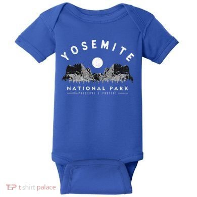 Yosemite National Park Hiking Enthusiasts Baby Bodysuit