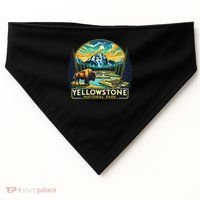 Yellowstone National Park USA-Made Doggie Bandana thumb 0