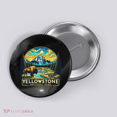 Yellowstone National Park Button