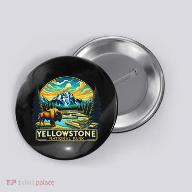 Yellowstone National Park Button