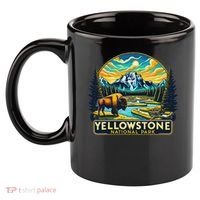 Yellowstone National Park 11oz C Handle Ceramic Mug thumb 2