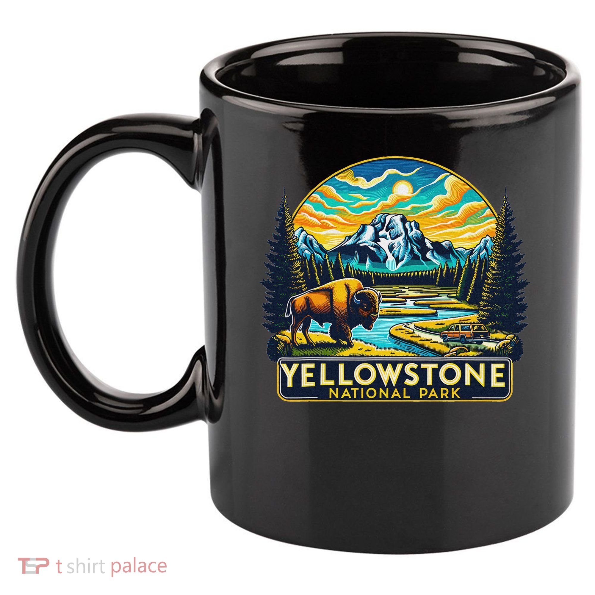 Yellowstone National Park 11oz C Handle Ceramic Mug