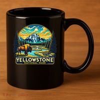 Yellowstone National Park 11oz C Handle Ceramic Mug thumb 3