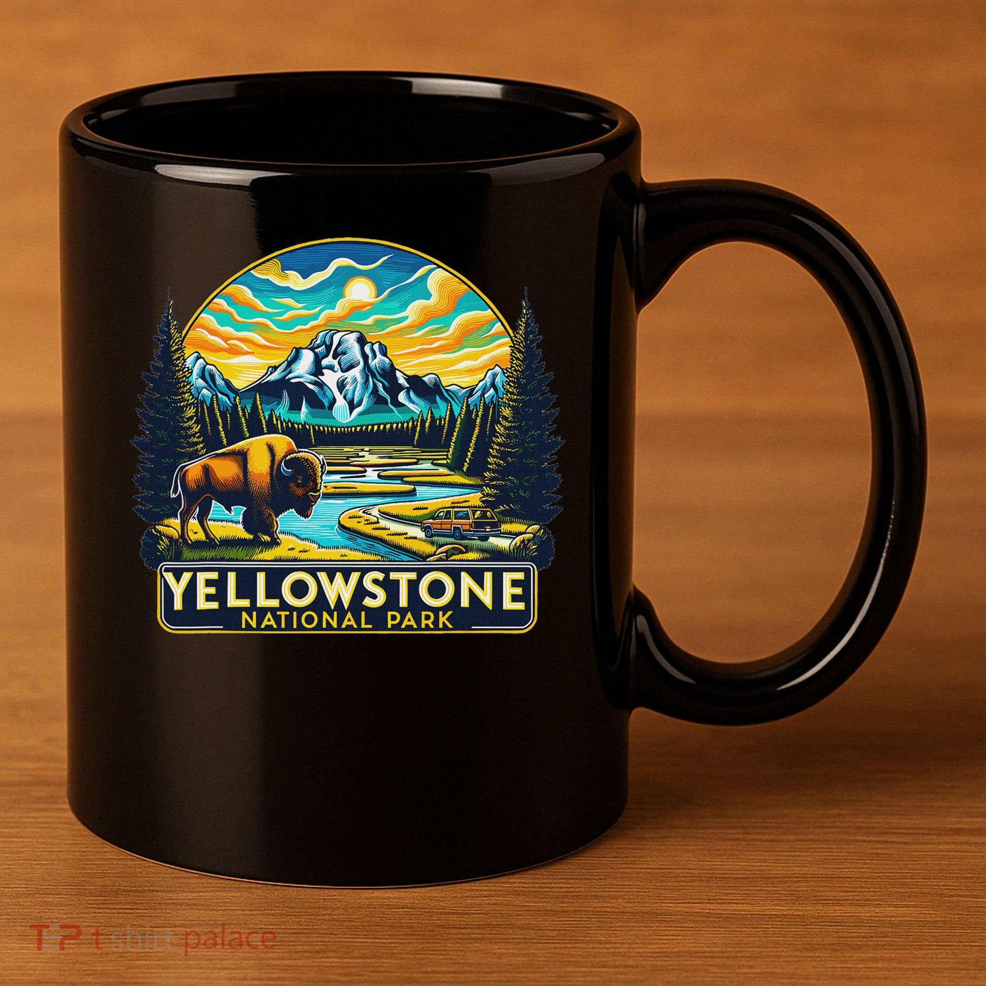Yellowstone National Park 11oz C Handle Ceramic Mug