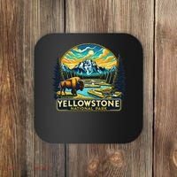 Yellowstone National Park Coaster thumb 0