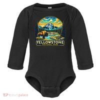 Yellowstone National Park Baby Long Sleeve Bodysuit thumb 0