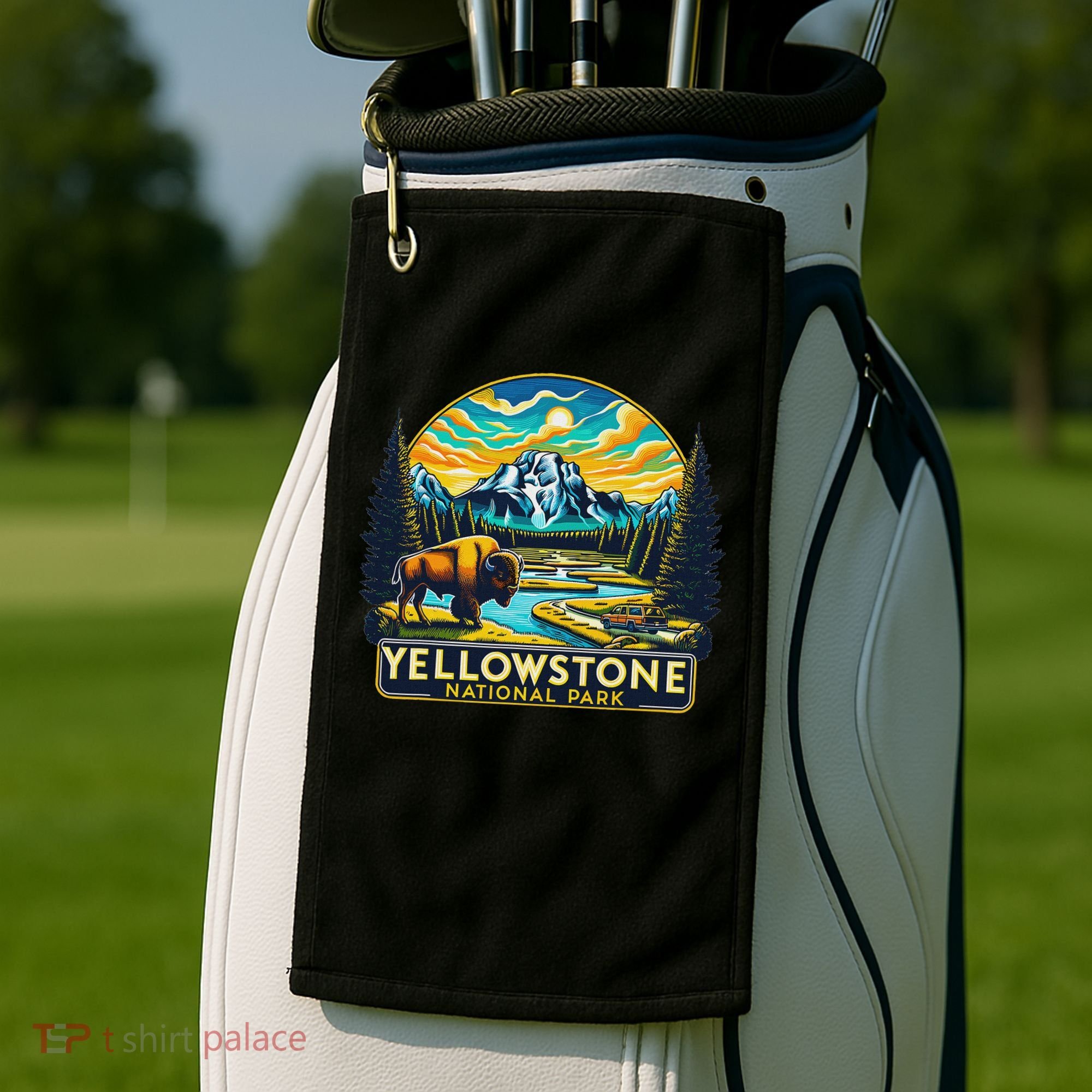 Yellowstone National Park Golf Towel