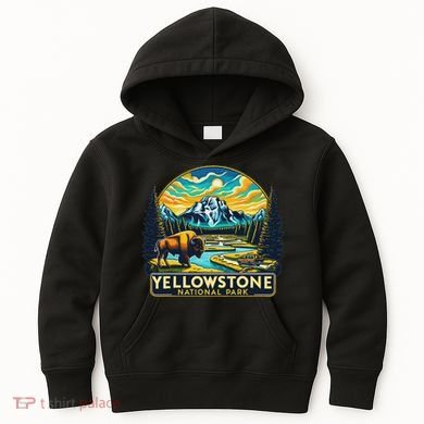 Yellowstone National Park Kids Hoodie