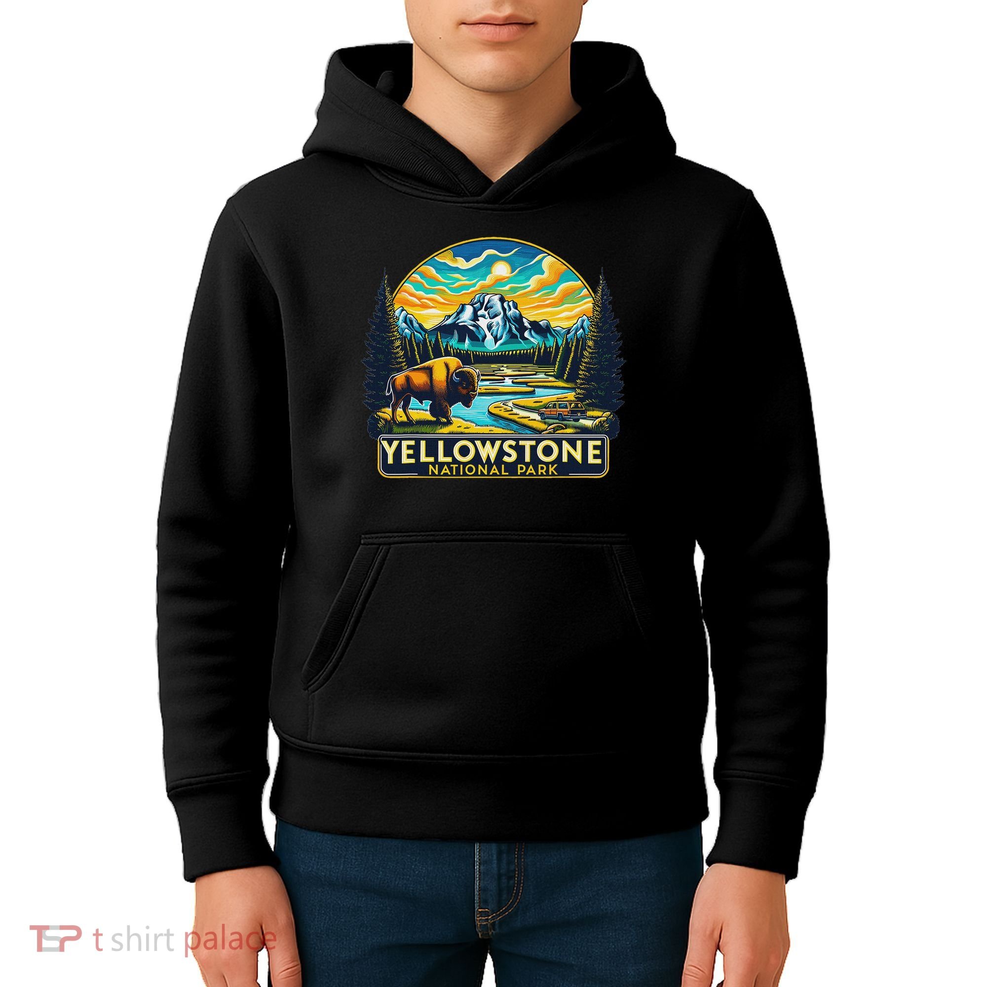 Yellowstone National Park Kids Hoodie