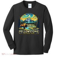 Yellowstone National Park Kids Long Sleeve Shirt thumb 0