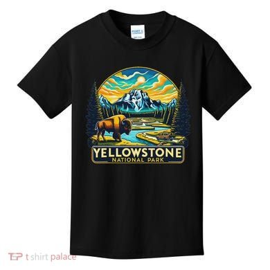 Yellowstone National Park Kids T-Shirt