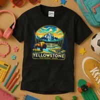 Yellowstone National Park Kids T-Shirt thumb 3