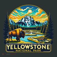 Yellowstone National Park Infant Baby Jersey Bodysuit thumb 2