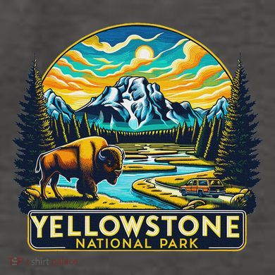 Yellowstone National Park Vector Backpack