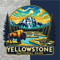 Yellowstone National Park Kids Colorblock Raglan Jersey thumb 2