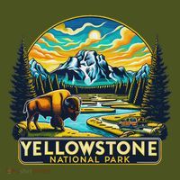 Yellowstone National Park The Baniff Cuffed Pom Beanie thumb 2