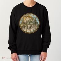 Yellowstone National Park Nature Mountains Hiking Outdoors Women's Sweatshirt thumb 0