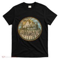 Yellowstone National Park Nature Mountains Hiking Outdoors T-Shirt thumb 0