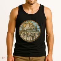 Yellowstone National Park Nature Mountains Hiking Outdoors Tank Top thumb 3