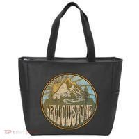 Yellowstone National Park Nature Mountains Hiking Outdoors Tote Bag thumb 0