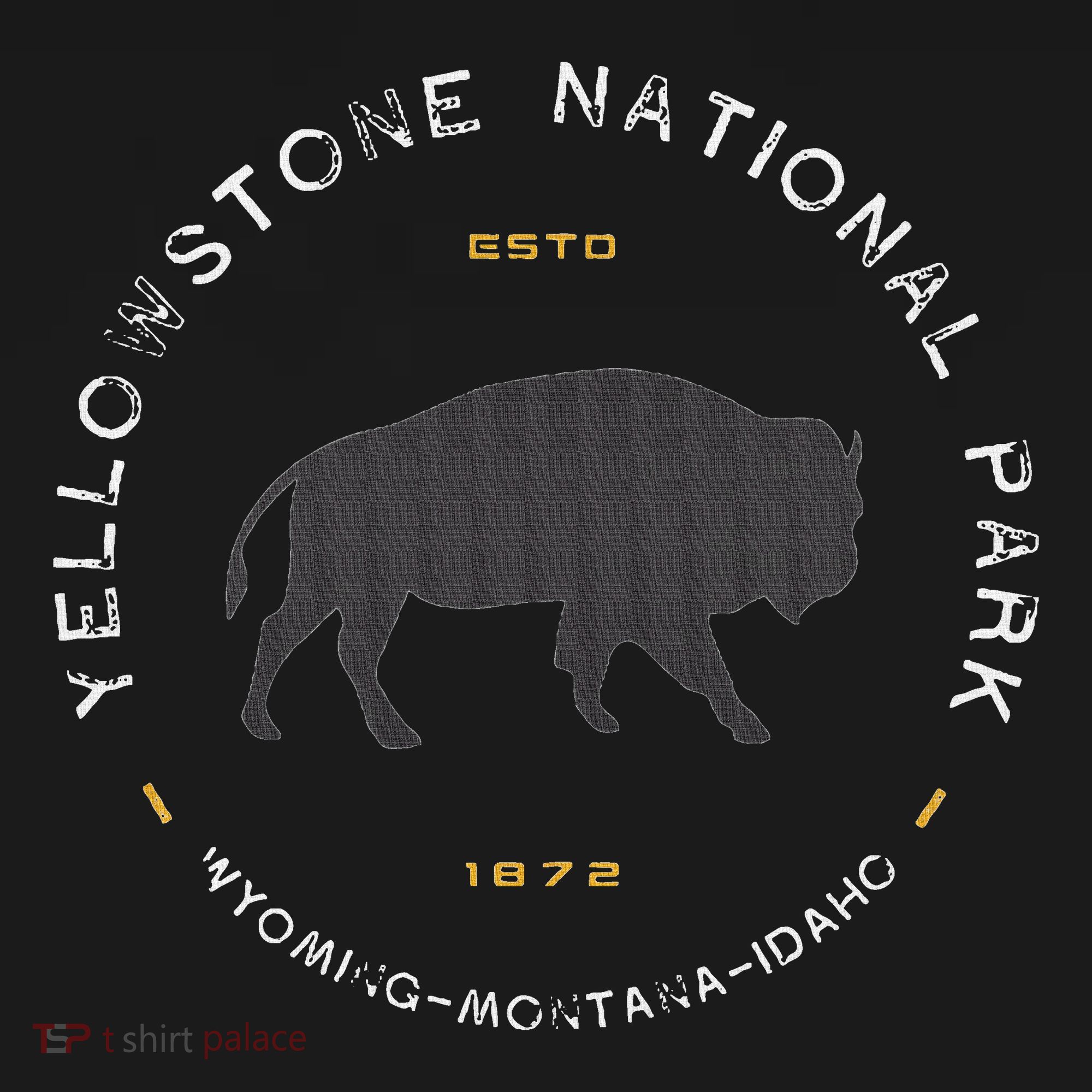 Yellowstone National Park Retro Vintage Graphic T-Shirt