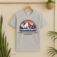 Yosemite National Park, California Rock Climbing Hiking T-Shirt thumb 2
