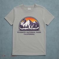 Yosemite National Park, California Rock Climbing Hiking T-Shirt thumb 5