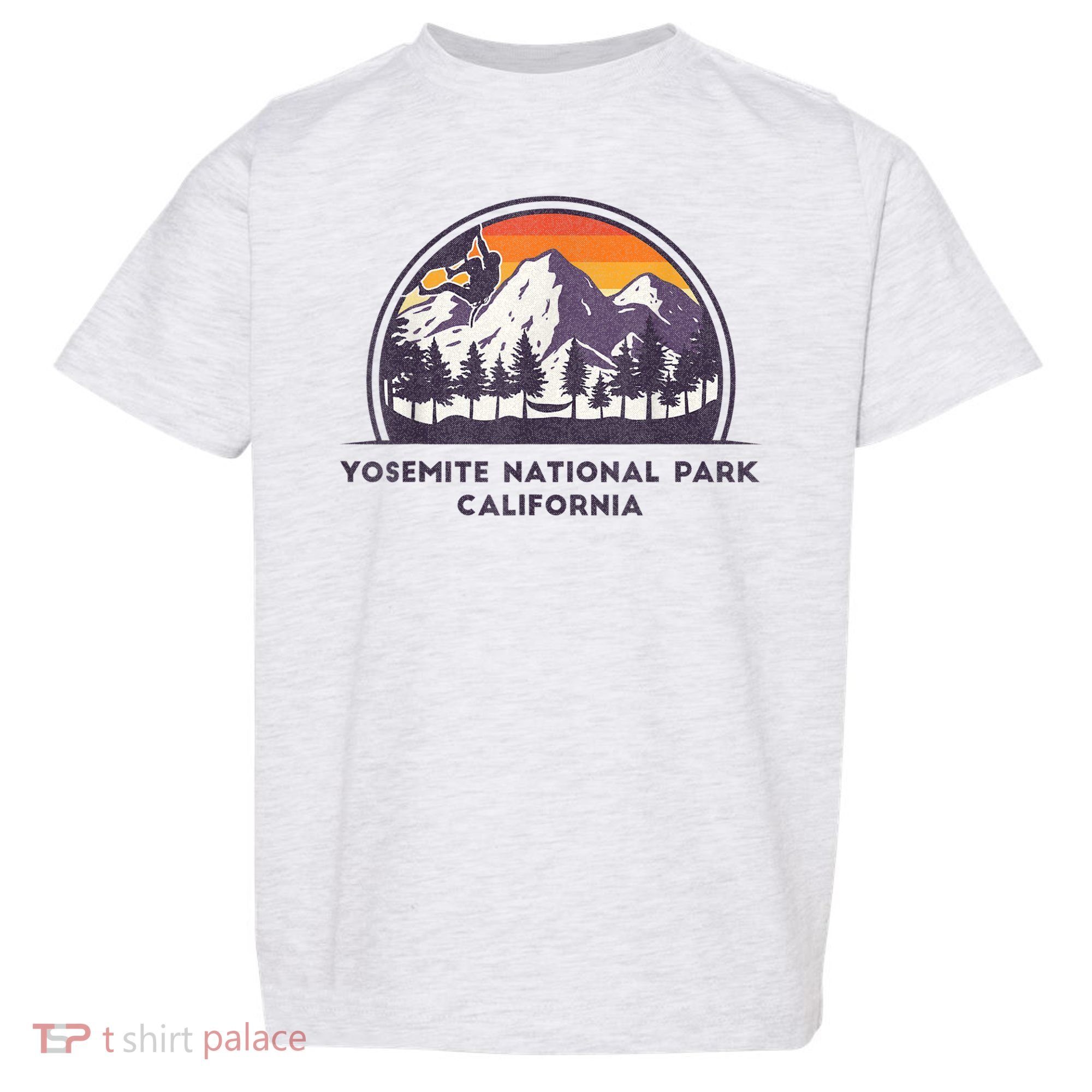 Yosemite National Park, California Rock Climbing Hiking Toddler T-Shirt