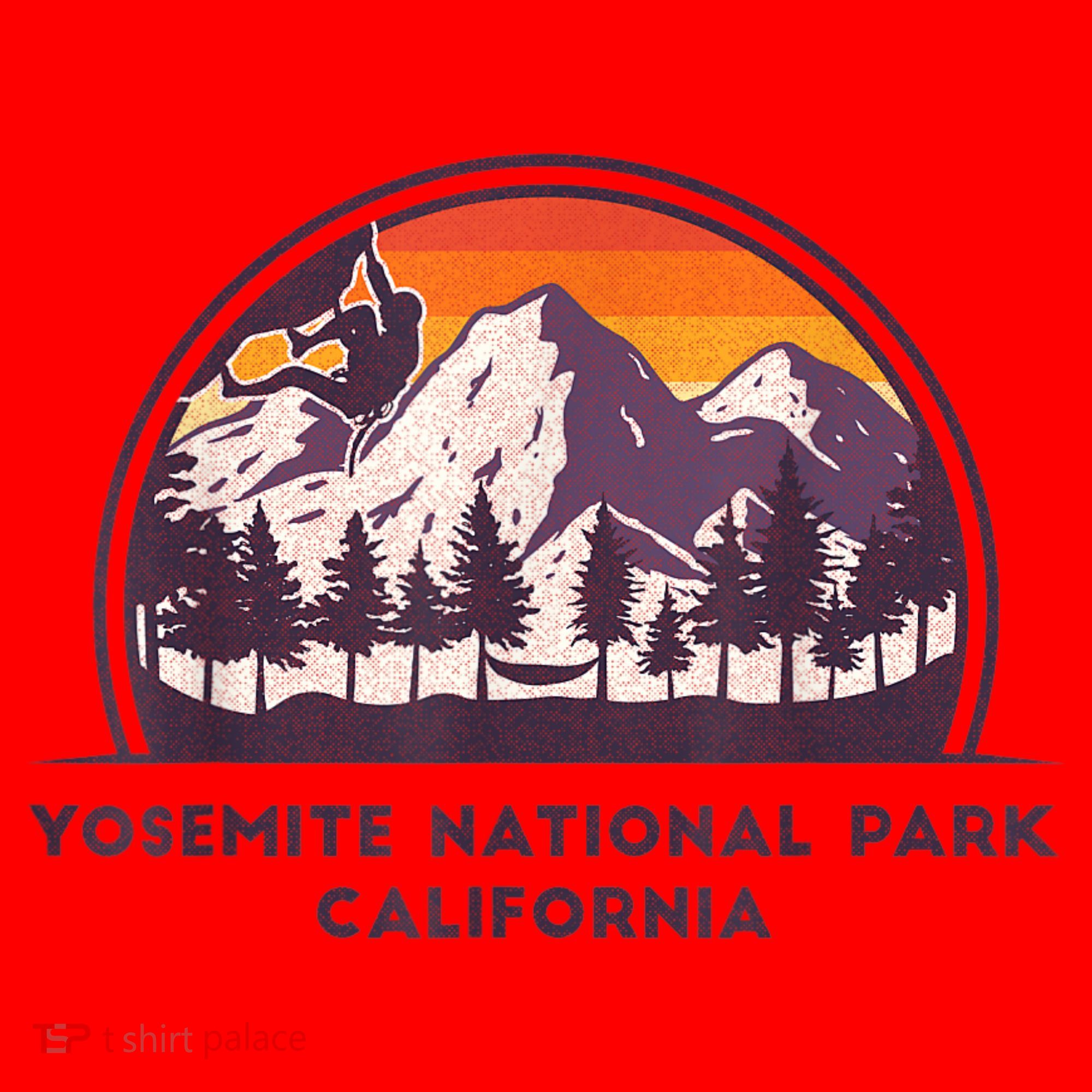Yosemite National Park, California Rock Climbing Hiking Santa Hat