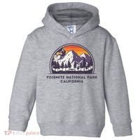 Yosemite National Park, California Rock Climbing Hiking Toddler Hoodie thumb 0