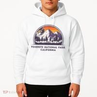 Yosemite National Park, California Rock Climbing Hiking Hoodie thumb 2