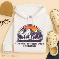 Yosemite National Park, California Rock Climbing Hiking Hoodie thumb 4