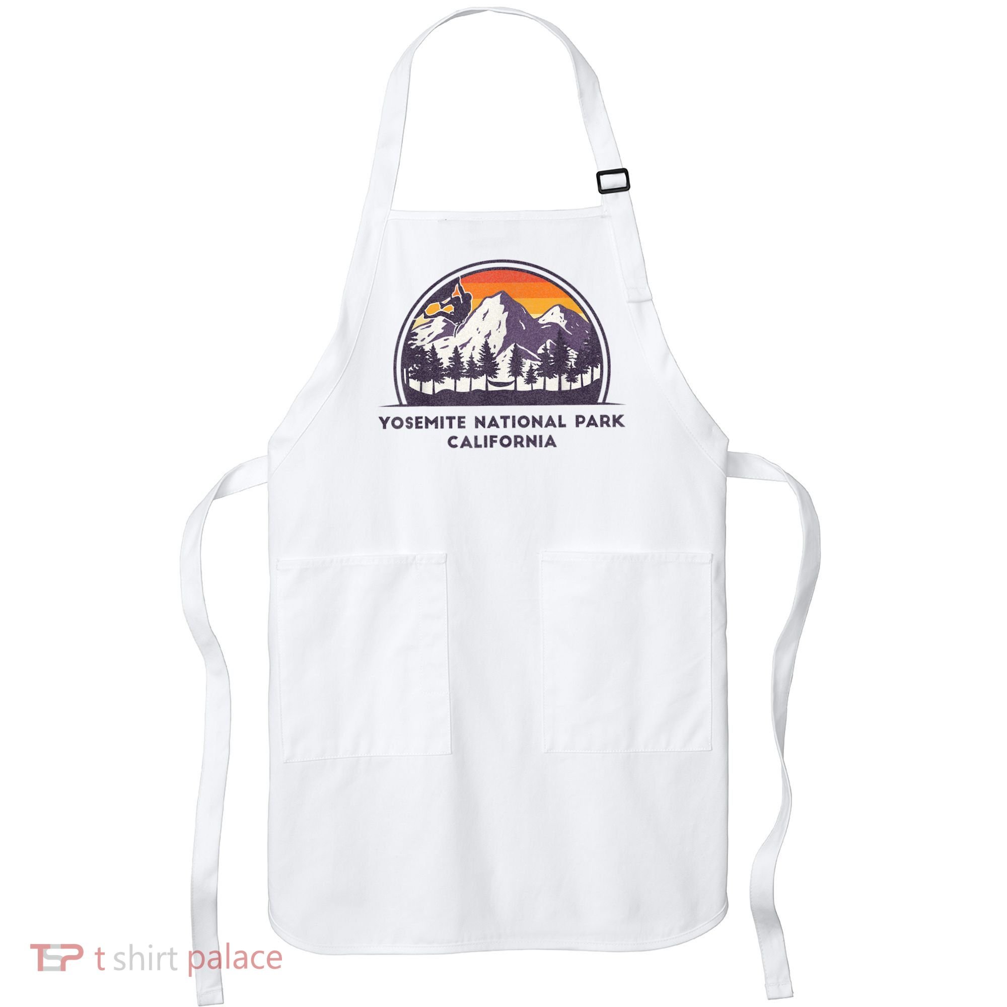 Yosemite National Park, California Rock Climbing Hiking Apron