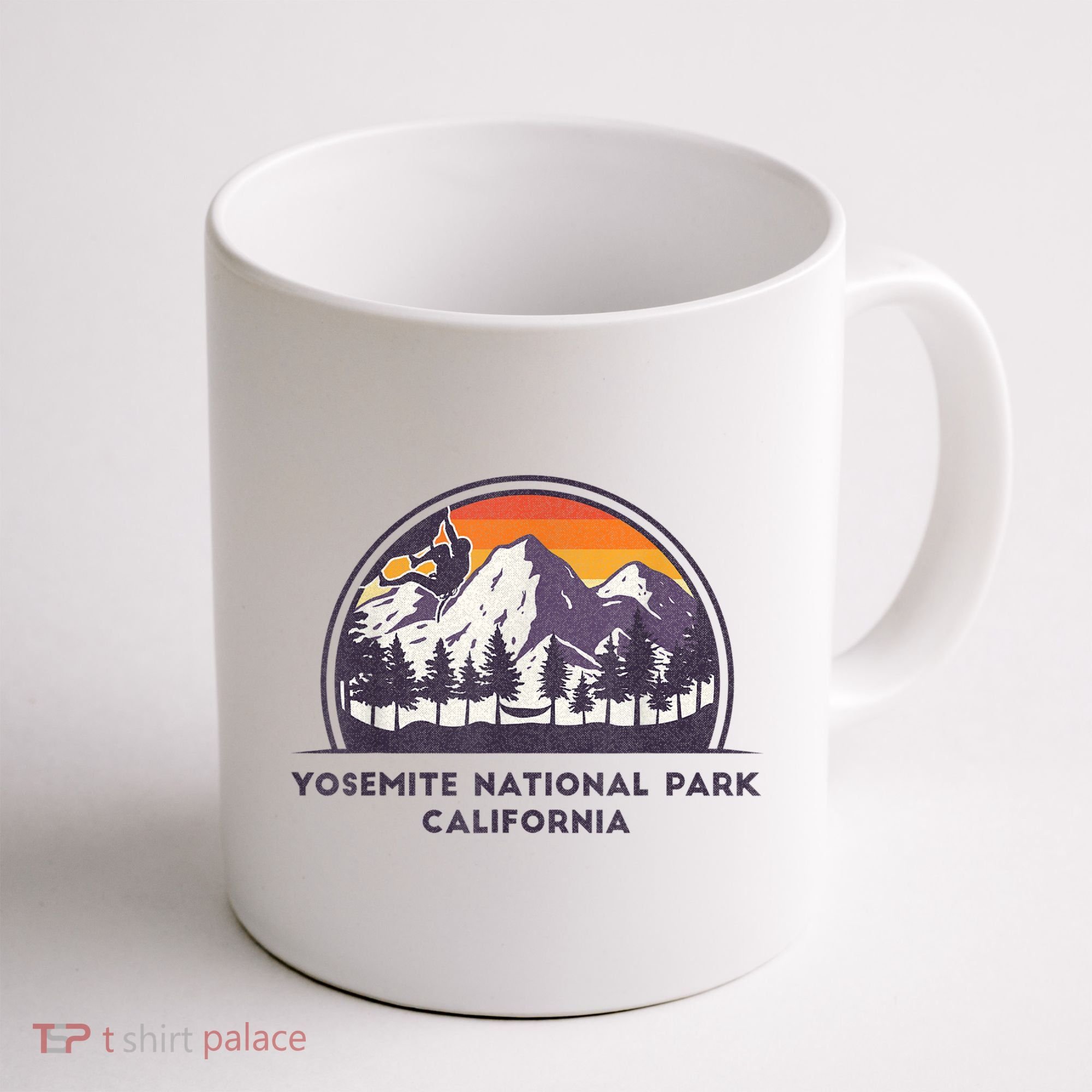 Yosemite National Park, California Rock Climbing Hiking Coffee Mug