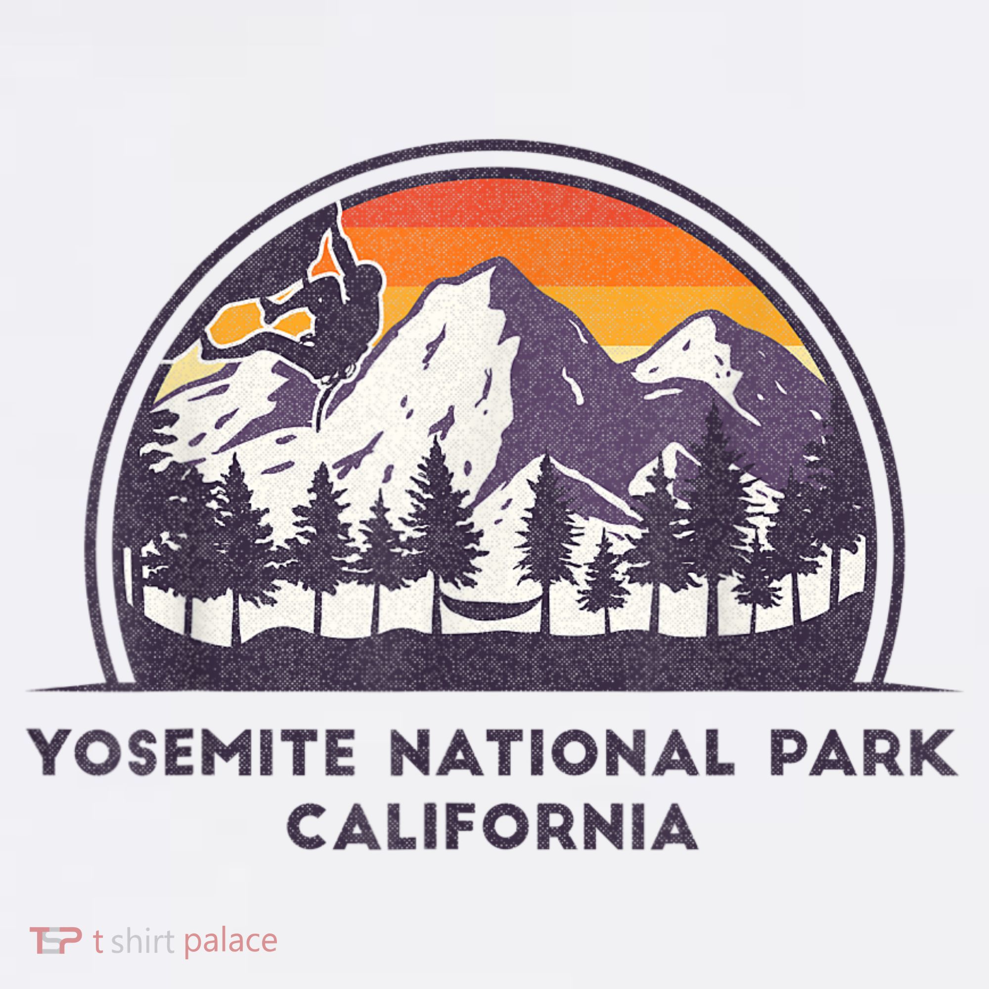 Yosemite National Park, California Rock Climbing Hiking Women's Hoodie
