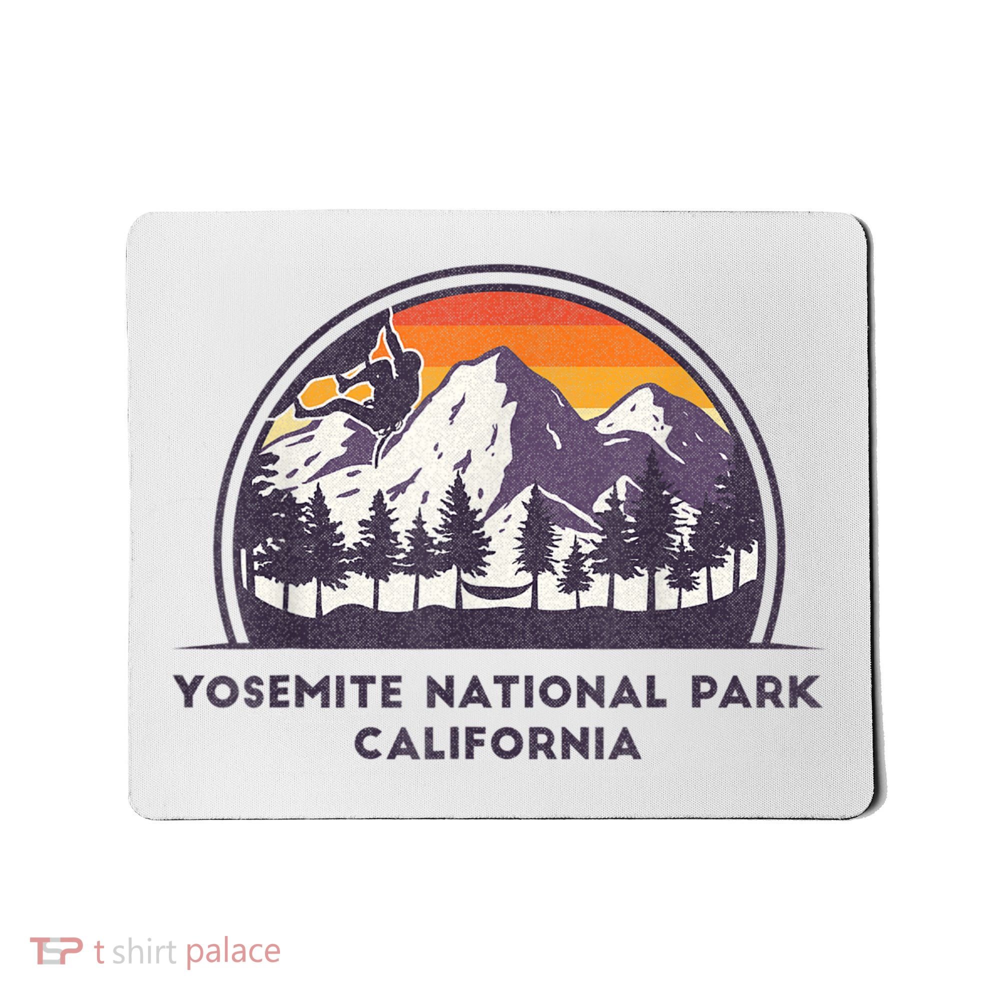 Yosemite National Park, California Rock Climbing Hiking Mousepad