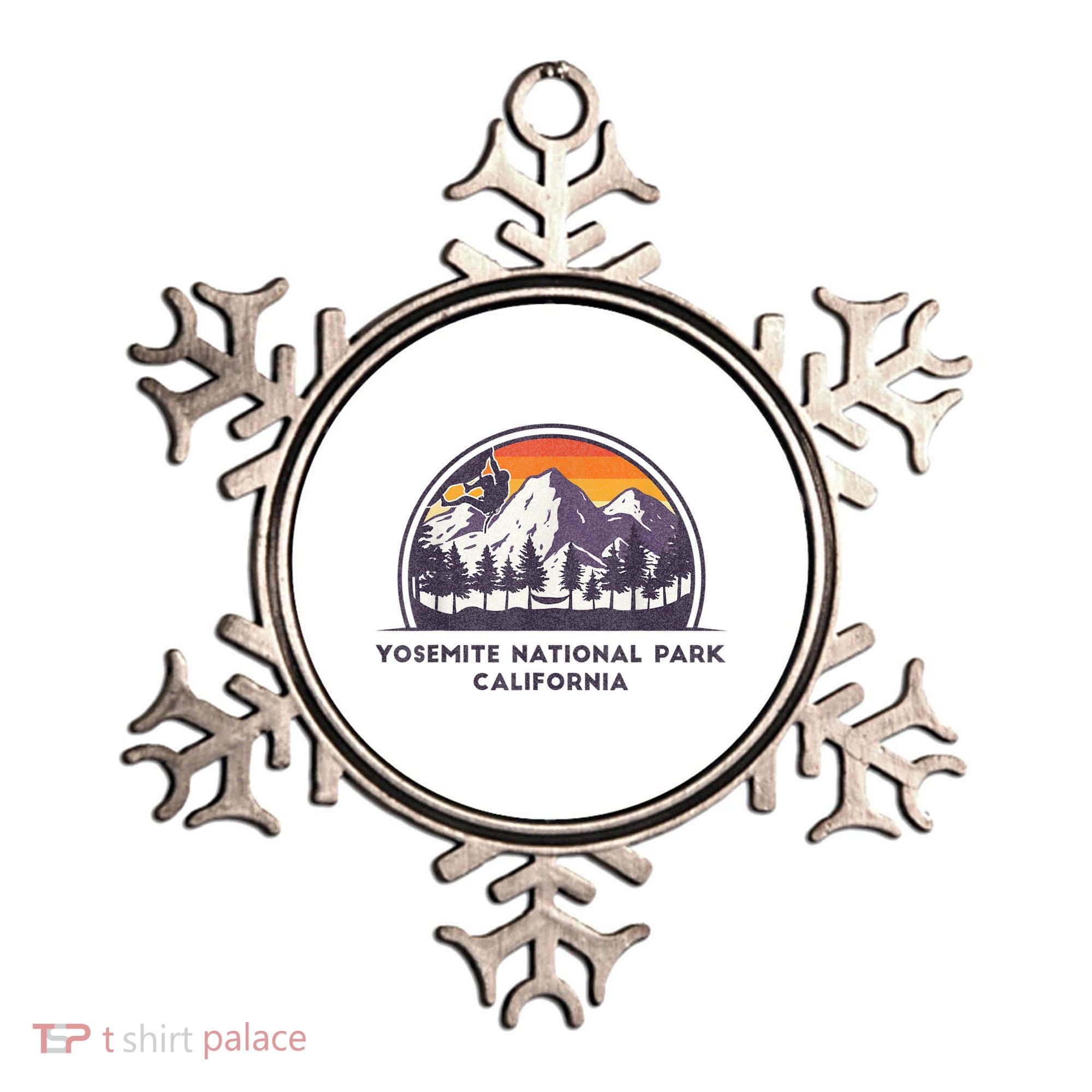 Yosemite National Park, California Rock Climbing Hiking Ornament