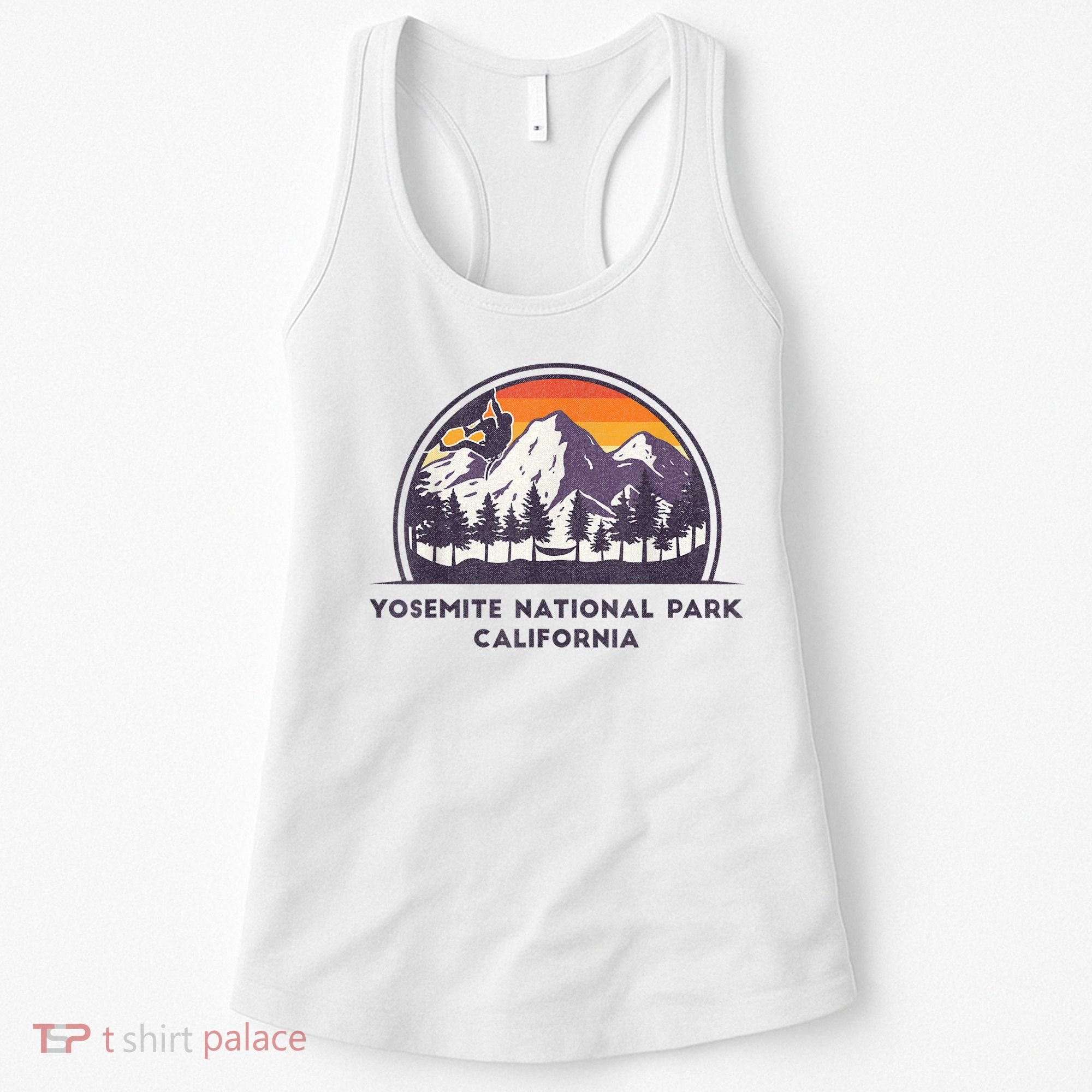 Yosemite National Park, California Rock Climbing Hiking Women's Tank Top