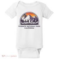 Yosemite National Park, California Rock Climbing Hiking Baby Bodysuit thumb 0