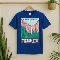 Yosemite National Park US Vintage USA California Parks Gift T-Shirt thumb 2