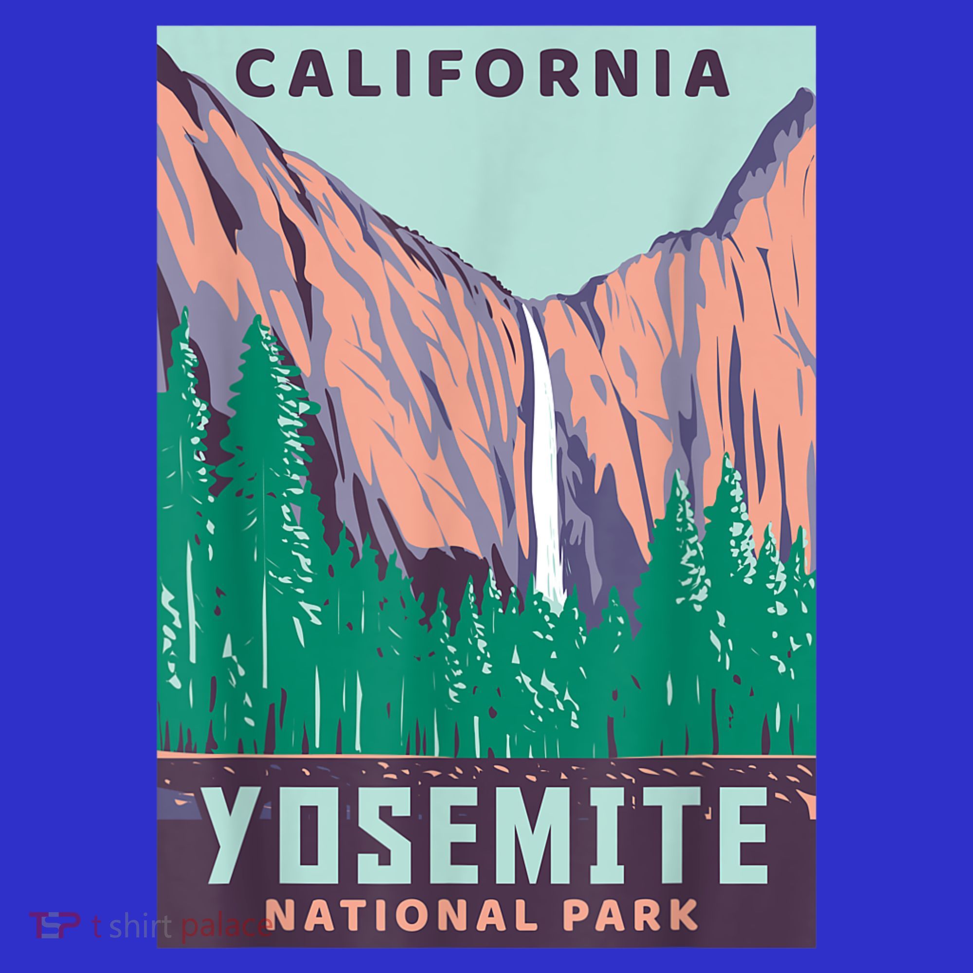 Yosemite National Park US Vintage USA California Parks Gift T-Shirt
