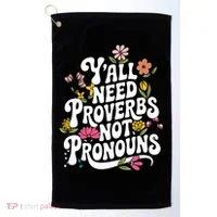 Y'all Need Proverbs Golf Towel thumb 0