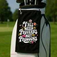 Y'all Need Proverbs Golf Towel thumb 2