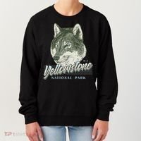 Yellowstone National Park Wolf Logo Women's Sweatshirt thumb 0
