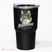 Yellowstone National Park Wolf Logo Tumbler thumb 0